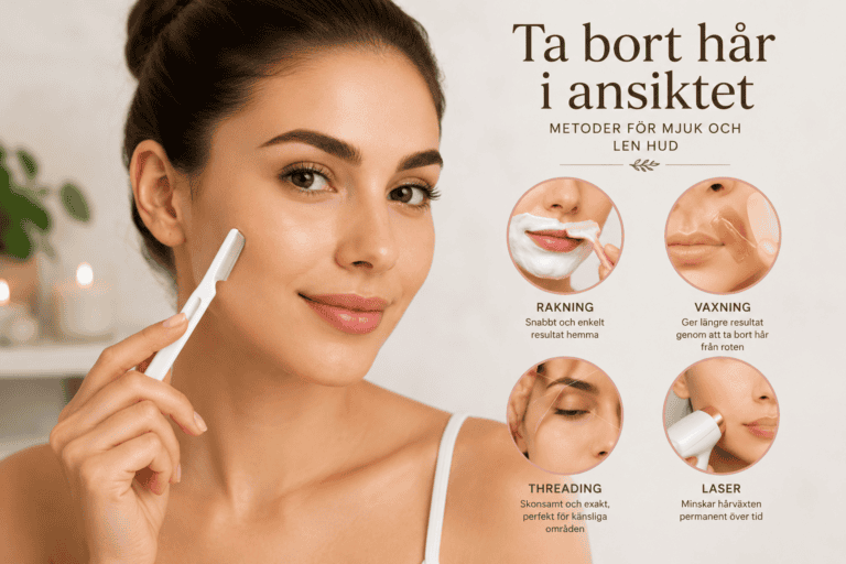 Ta bort hår i ansiktet